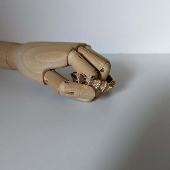 Rose Gold, Glitzy Fossil Bracelet - Picture 4 of 5